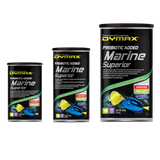 Cans of Dymax Marine Superior fish food