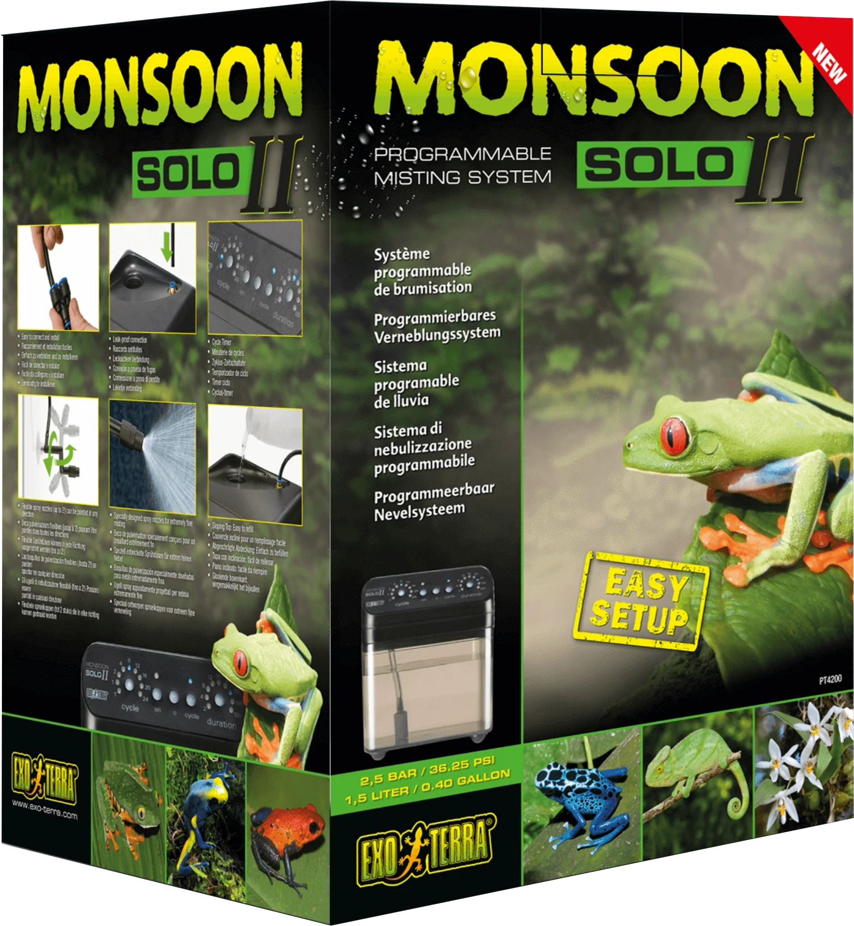 EXO TERRA MONSOON SOLO 2個セット EXO TERRA Microtope Monsoon Solo II - Roger's Aquatics & Pet Supplies