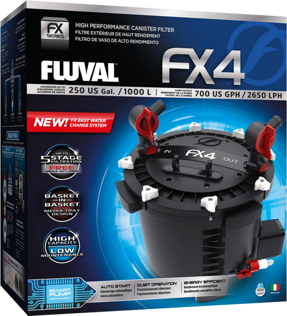 FLUVAL FX4 HIGH PERFORMANCE CANISTER FILTER