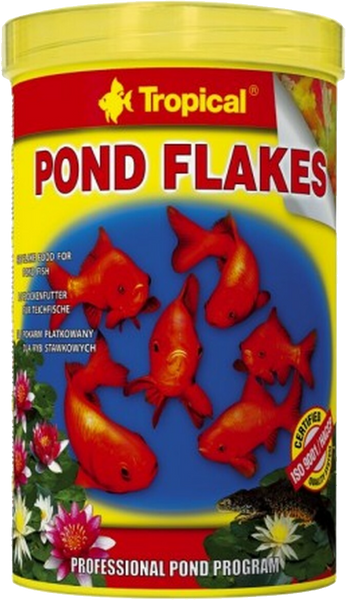 TROPICAL- POND FLAKES-flaked food for pond fish 5L / 800g :: Geckonia