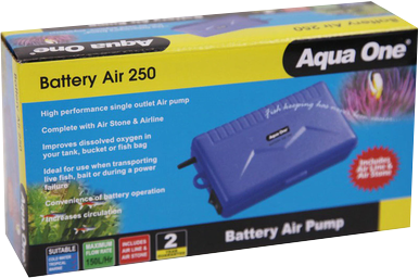 AQUA ONE BATTERY/CAR CHARGER AIR PUMP