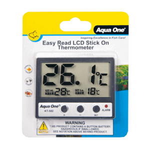 AQUA ONE LCD STICK ON THERMOMETER