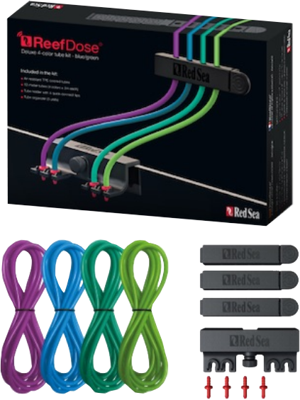 RED SEA REEF DOSE DELUXE 4 COLOR TUBE KIT – Gallery Aquatica
