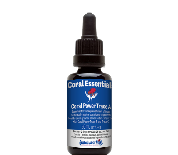 SUSTAINABLE REEFS CORAL ESSENTIALS TRACE ELEMENTS A 50ML