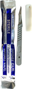 Razor Blade with Plastic Handle - Disposable